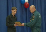 Подросток из Уссурийска награждён медалью «За отвагу на пожаре»