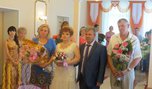 Супругов Булатовых поздравили с «Серебряной свадьбой» в ЗАГСе Уссурийска