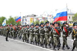 Юбилейный парад Победы состоялся в Уссурийске