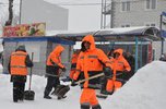 На расчистку от снега тротуаров и остановок Уссурийска брошены силы МУП «БОСС»