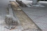 Работы по укладке тактильной плитки на улицах Уссурийска будут завершены в течение месяца