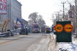 Работы по укладке газопровода идут на улице Ленина в Уссурийске