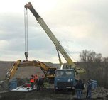 Работы по ремонту моста в селе Улитовка выполнены почти наполовину