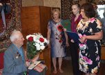 В Уссурийске ветерана ВОВ Кузьму Кельсиева поздравили со 100-летним юбилеем