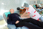 В Уссурийске Госавтоинспекторы пополнили банк донорской крови для жертв ДТП