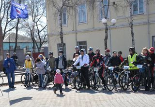 Велопробег, посвящённый дню вывода войск из Афганистана, состоялся в Уссурийске
