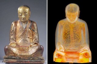 В скульптуре Будды нашли мумифицированного монаха