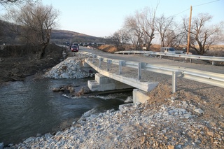 Ремонт моста в селе Яконовка завершат к концу мая