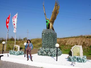 Статуя орла украсила Уссурийск
