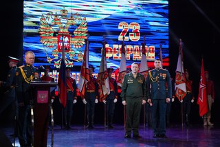 В Уссурийске прошло торжественное собрание ко Дню Защитника Отечества